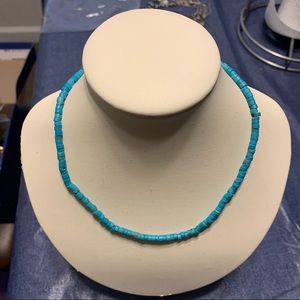 Blue Light Stone Necklace